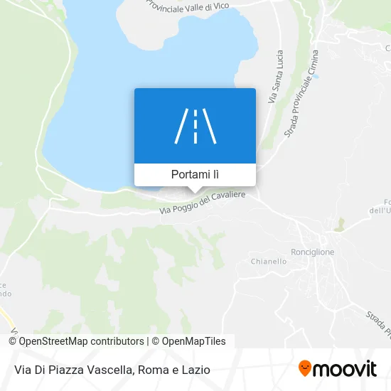 Mappa Via Di Piazza Vascella