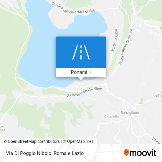 Mappa Via Di Poggio Nibbio