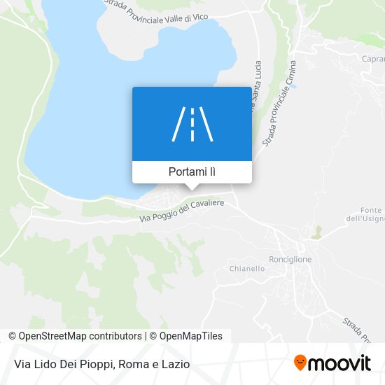 Mappa Via Lido Dei Pioppi