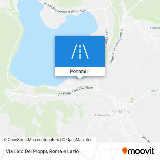 Mappa Via Lido Dei Pioppi