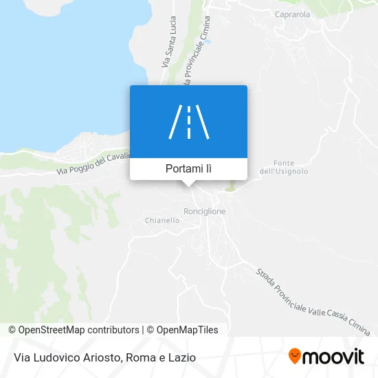 Mappa Via Ludovico Ariosto