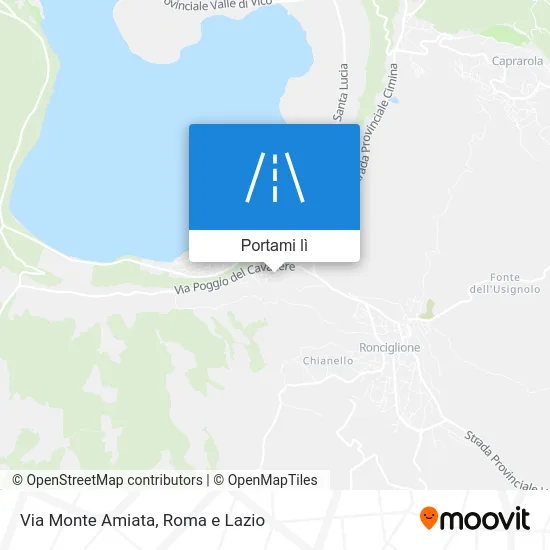 Mappa Via Monte Amiata