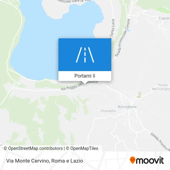 Mappa Via Monte Cervino