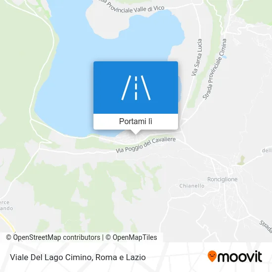 Mappa Viale Del Lago Cimino