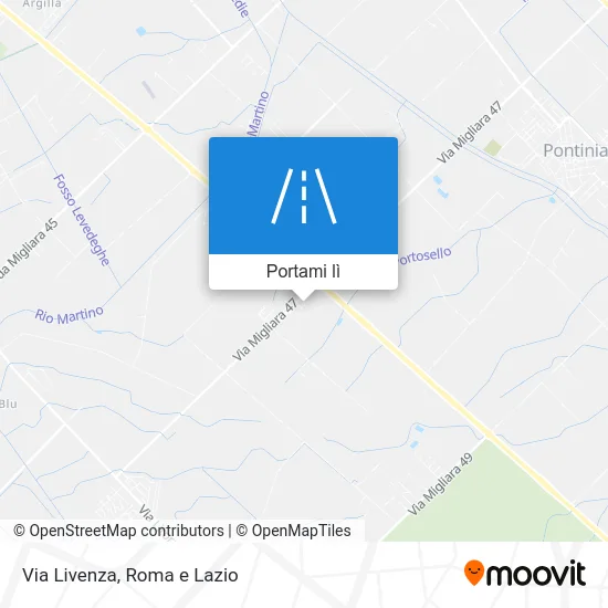 Mappa Via Livenza