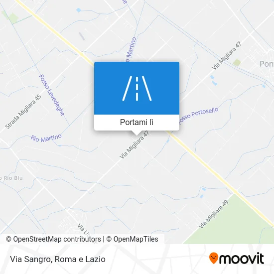 Mappa Via Sangro