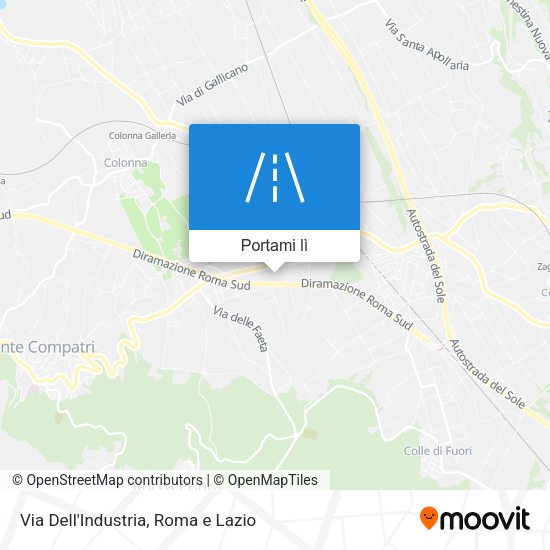 Mappa Via Dell'Industria