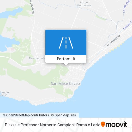 Mappa Piazzale Professor Norberto Campioni