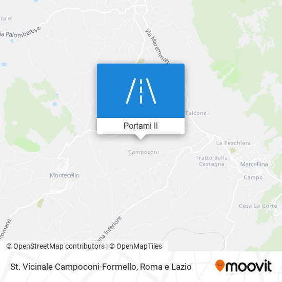 Mappa St. Vicinale Campoconi-Formello