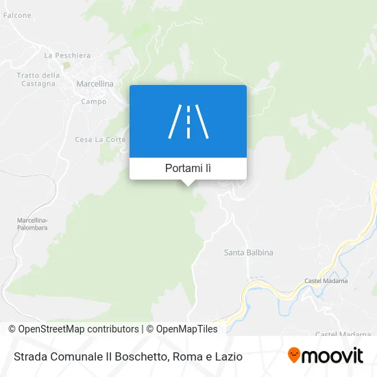 Mappa Strada Comunale Il Boschetto