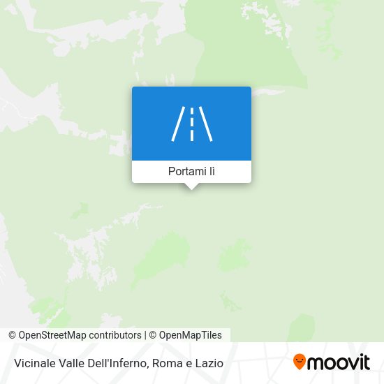 Mappa Vicinale Valle Dell'Inferno