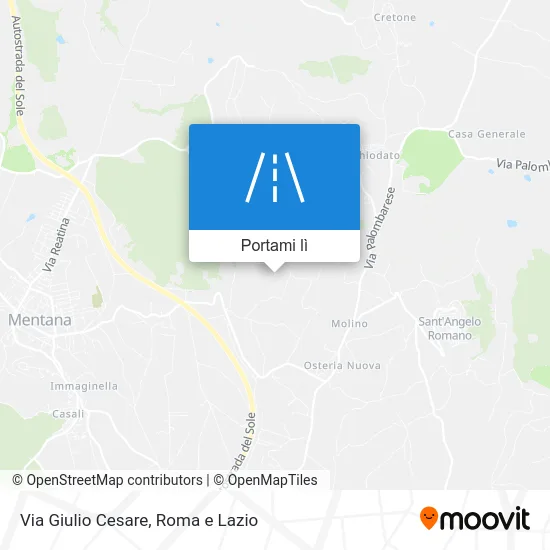 Mappa Via Giulio Cesare