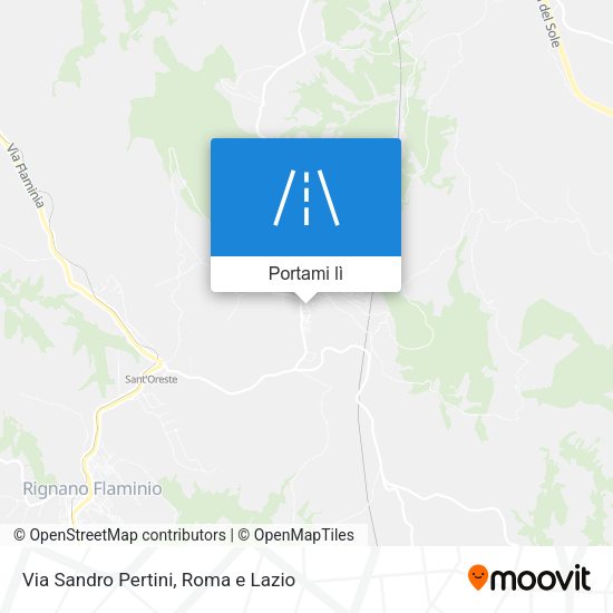 Mappa Via Sandro Pertini