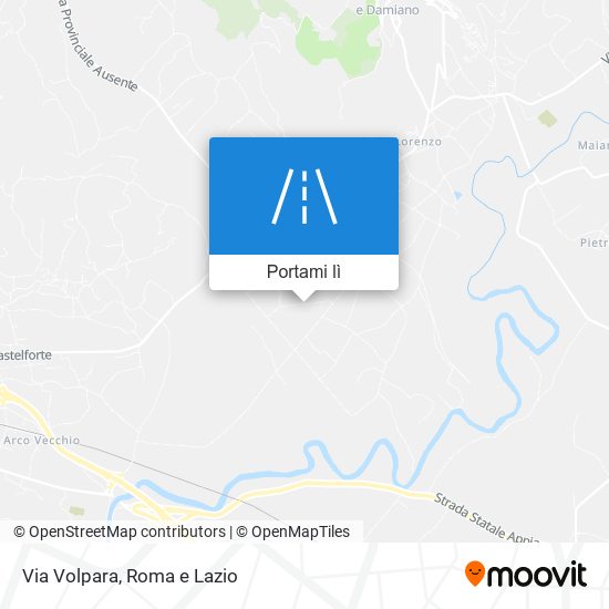 Mappa Via Volpara