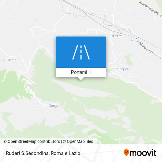 Mappa Ruderi S.Secondina
