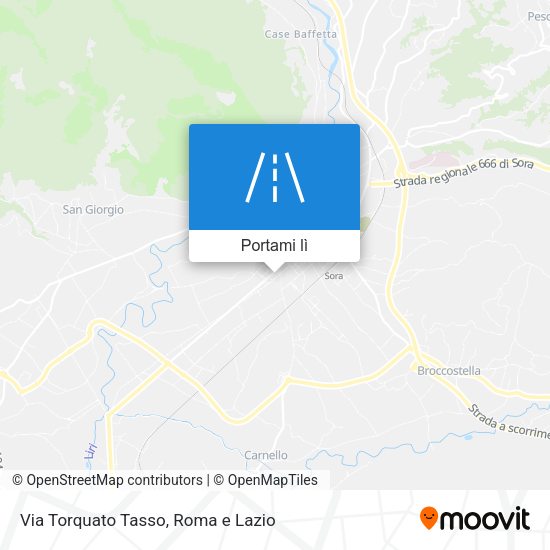 Mappa Via Torquato Tasso