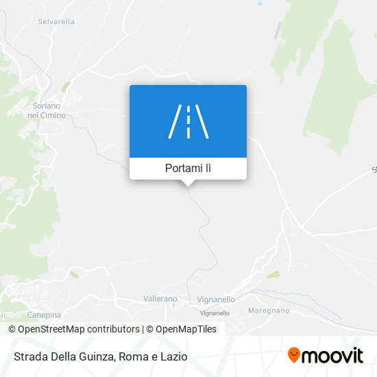 Mappa Strada Della Guinza