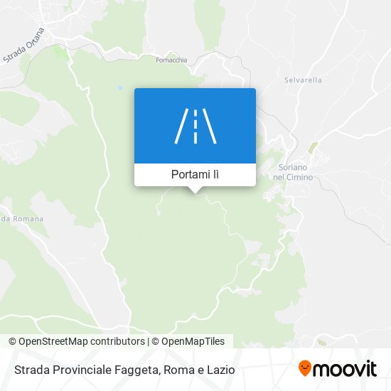 Mappa Strada Provinciale Faggeta