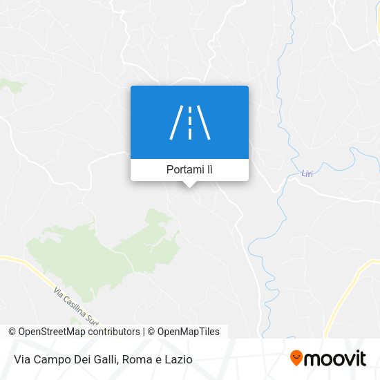 Mappa Via Campo Dei Galli