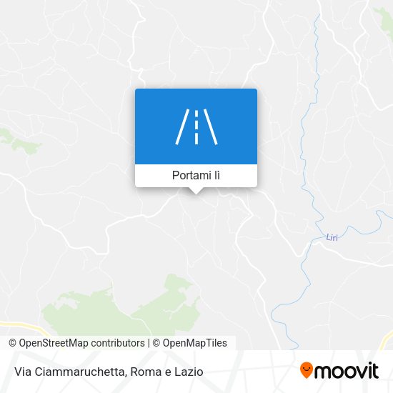 Mappa Via Ciammaruchetta