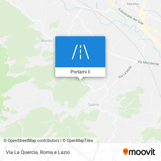 Mappa Via La Quercia