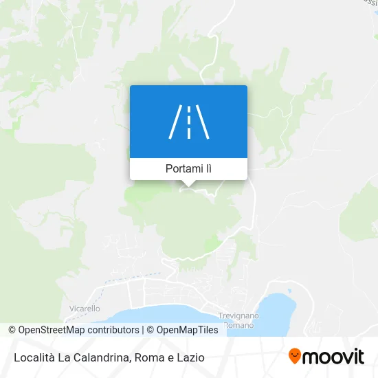 Mappa Località La Calandrina