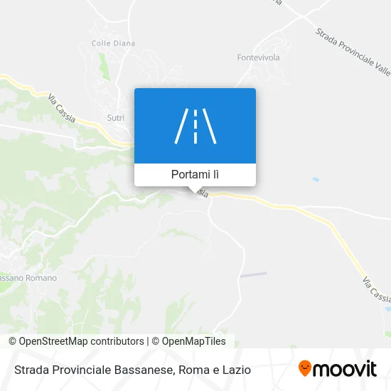 Mappa Strada Provinciale Bassanese
