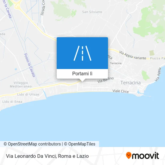 Mappa Via Leonardo Da Vinci