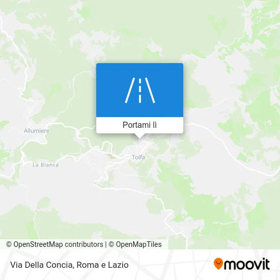 Mappa Via Della Concia