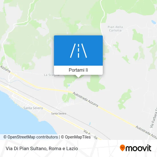 Mappa Via Di Pian Sultano
