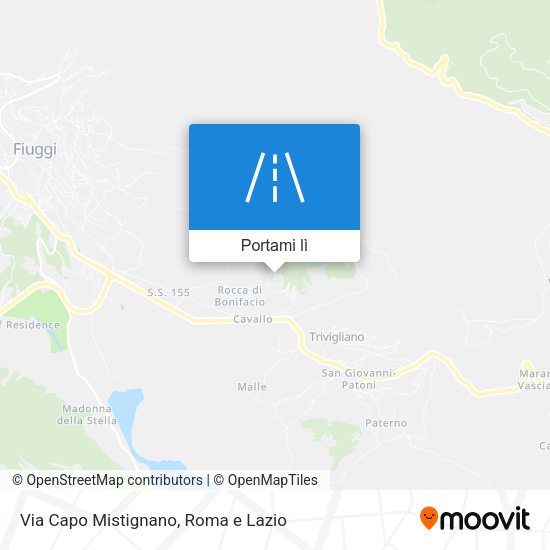 Mappa Via Capo Mistignano