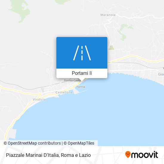 Mappa Piazzale Marinai D'Italia