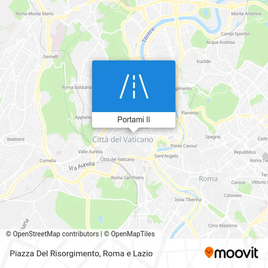 Mappa Piazza Del Risorgimento