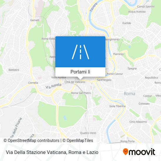 Mappa Via Della Stazione Vaticana