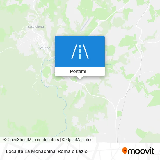 Mappa Località La Monachina