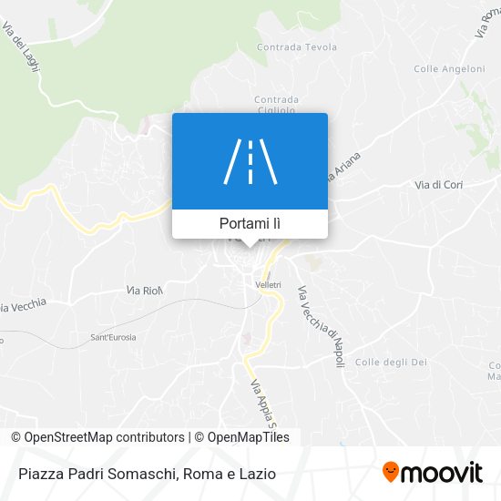 Mappa Piazza Padri Somaschi