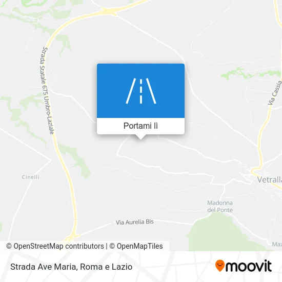 Mappa Strada Ave Maria