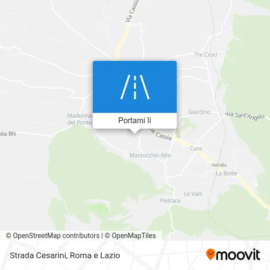 Mappa Strada Cesarini
