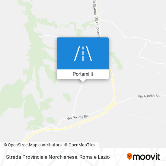 Mappa Strada Provinciale Norchianese