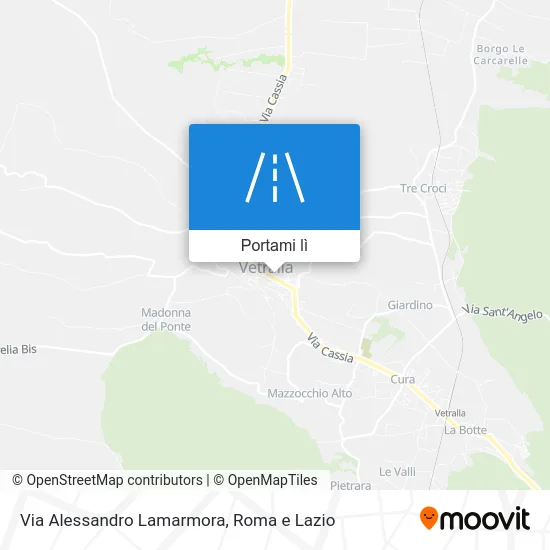 Mappa Via Alessandro Lamarmora