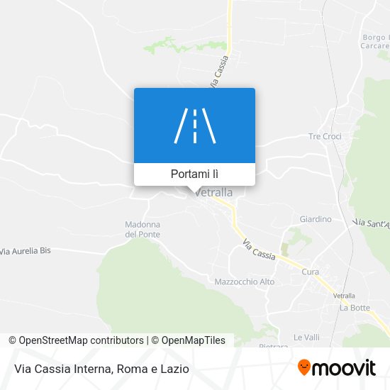 Mappa Via Cassia Interna