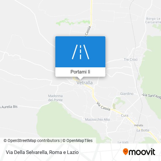 Mappa Via Della Selvarella