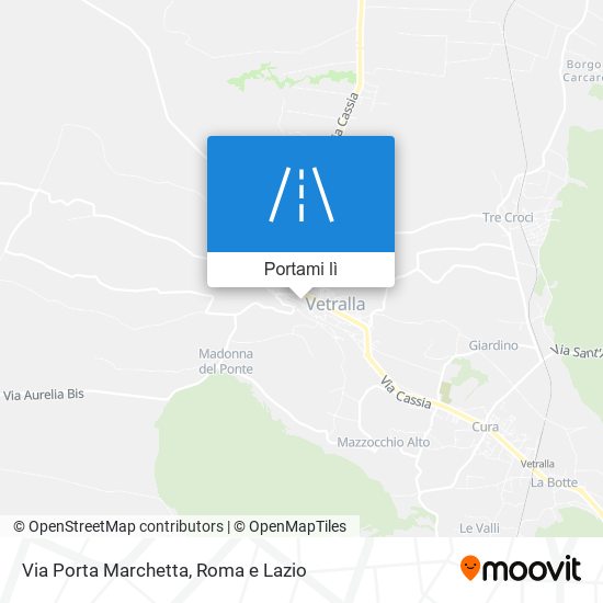 Mappa Via Porta Marchetta