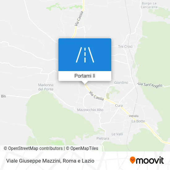 Mappa Viale Giuseppe Mazzini