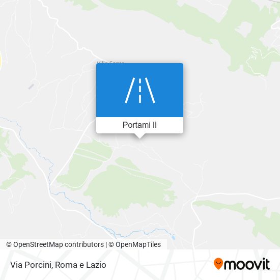 Mappa Via Porcini