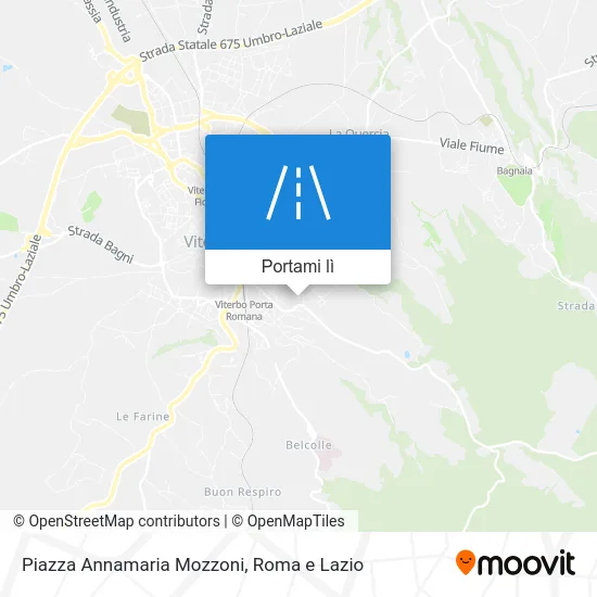 Mappa Piazza Annamaria Mozzoni