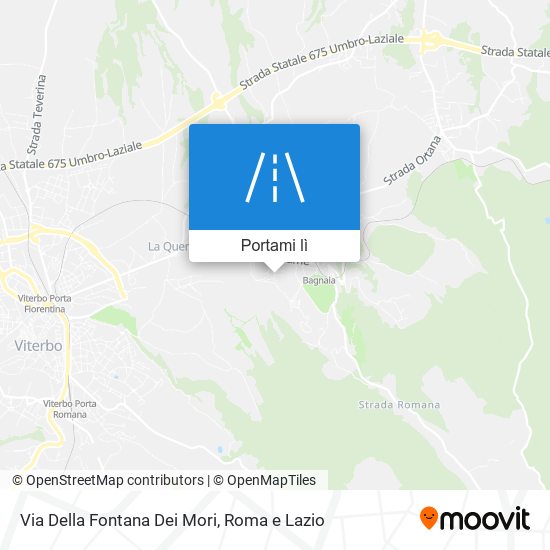 Mappa Via Della Fontana Dei Mori