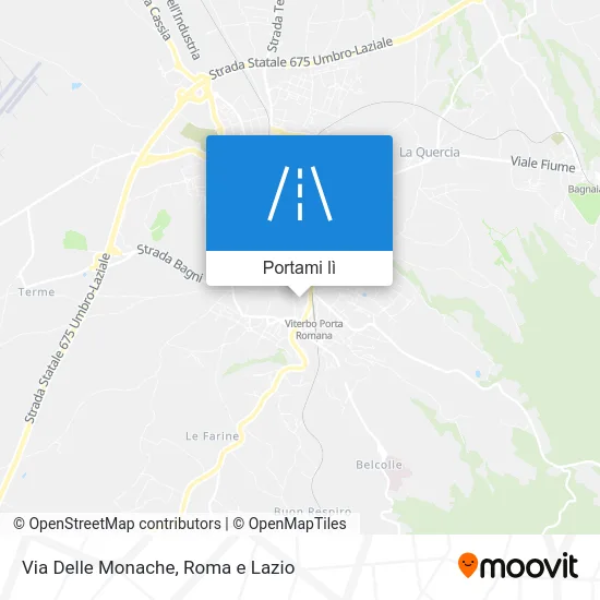 Mappa Via Delle Monache
