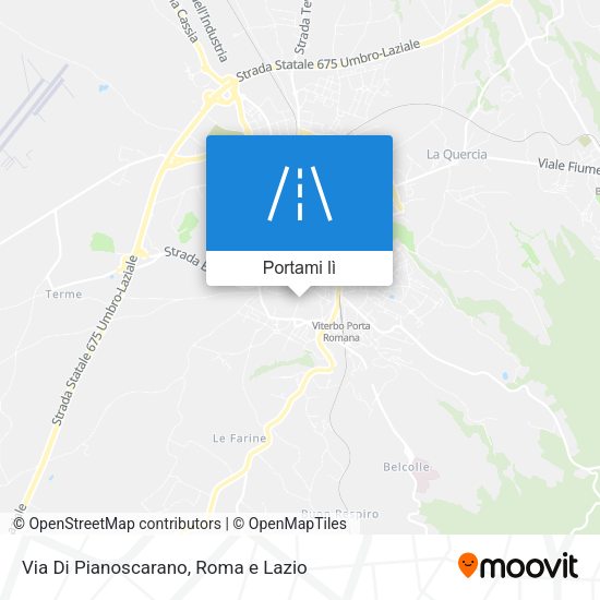 Mappa Via Di Pianoscarano
