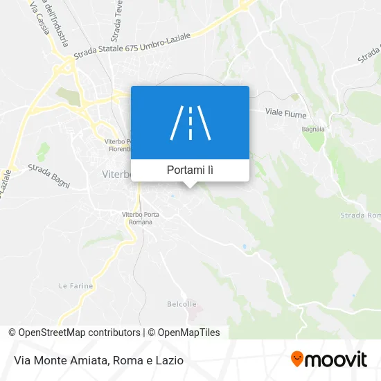 Mappa Via Monte Amiata